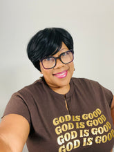 Load image into Gallery viewer, God Is Good Tee Curvy Letters
