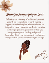 Load image into Gallery viewer, Healing and Growth Journey Worksheets for Women
