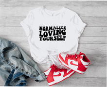 Load image into Gallery viewer, Normalize Loving Yourself Tee
