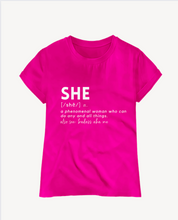 Load image into Gallery viewer, SHE Definition Tee
